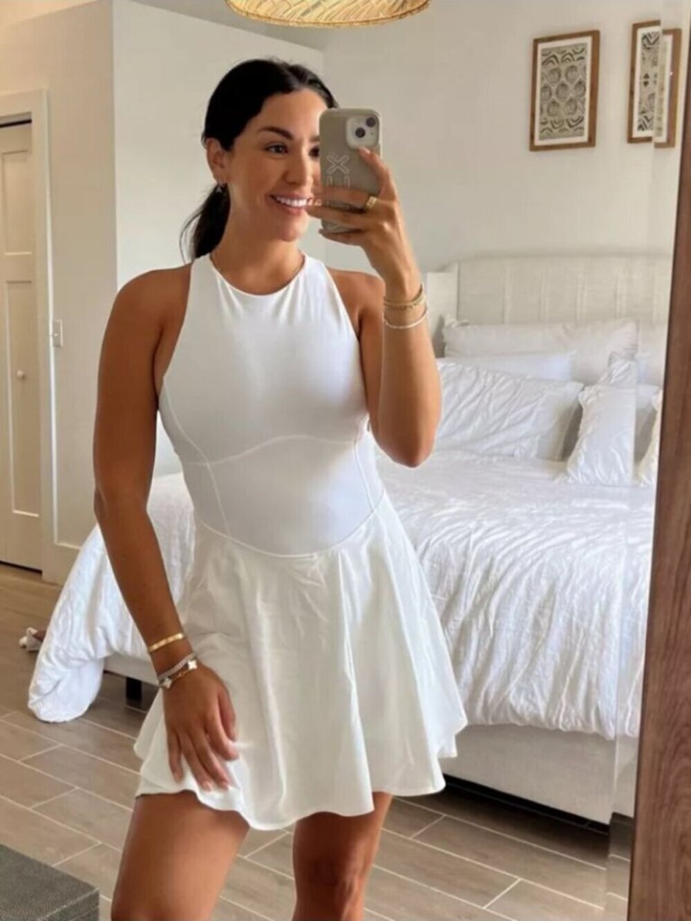 Lululemon Court Crush Dress White Size 8